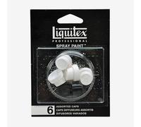 Liquitex Professional Spray Paint Nozzles - Assorted, Pack of 6, pink