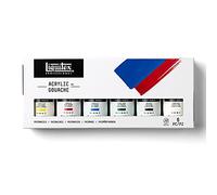 Liquitex Proffessional Professional Acrylic Gouache Set 6 x 59 ml Primary Colours, 59 ml (Pack of 6)