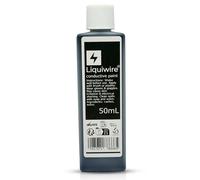 Liquiwire Electrically Conductive Paint 50ml - Water-Based Carbon Coating for Guitar Shielding, PCB & Remote Control Repair - Matte Black EMI/RF Shield