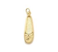 LiQunSweet 10 pcs Golden Color Lovely Bowknot Shoe Brass Charms Make Up Theme Dress Charms for DIY Jewelry Bracelet Necklace Necklace Crafts Bulk Bag Keychain Decor