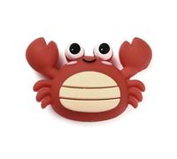 LiQunSweet 20 pcs Cute Crab Focal Silicone Beads 3D Sea Ocean Animal Beads for DIY Jewelry Bracelet Necklace Crafts Bag Keychain Pen Decor