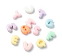 LiQunSweet 26 Pcs Resin Letter Beads for Jewelry Making