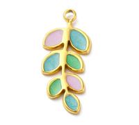 LiQunSweet Mixed Styles Animals Fruit Food Flower Leaf Life Enamel Stainless Steel Charms for DIY Jewelry Accessory, No Gemstone