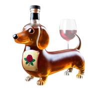 Liquor Bottle | Dachshund Dog Alcohol Bottles for Liquor - Wine Container Dispenser Funny Decanter for Dining Room Bar Restaurant Father Bourbon Collector