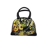 Liquor Brand Horror Bowler Purse, Black, Classic