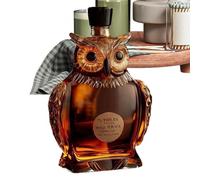 Liquor Decanter | 250ml Owl Shape Drink Container | Glass Liquor Decanter Bottle | for Men Father Boyfriend Grandfather Neighbor Husband Family Gathering Party Christmas