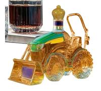 Liquor Decanter | Creative 3D Tractor Wine Bottle,Glass Storage Ornament Decanter Decoration for Men Women Bar Family Cabinet Whiskey Lovers