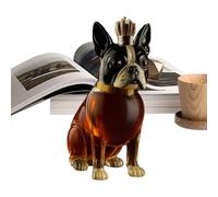 Liquor Decanter - Funny Dog Whisky Decanter Gift, Animal Statue Drink Accessories and Table Decoration for Bourbon Vodka Tequila Gift for Men Father Birthday and Party