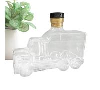 Liquor Decanter | Half Truck Bourbon Pourer - 375ml Vintage Liquor Container with Interesting Stopper for Hosting Brunch Beer Parties Bar Wedding Birthday Kitchen Champagne
