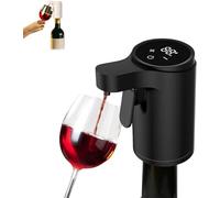Liquor Dispenser, Wine Dispenser, 5-in-1 Smart Liquor Dispenser, Electric Wine Decanter with Instant Aeration Technology, Touch Pouring for Whiskey, Suitable for Most Wine Bottles