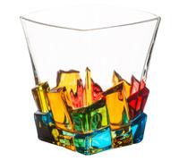 Liquor Glasses, 10.9oz Wine Glasses, Colorful Drinkware Cups, Stained Glass Beverage Set, Birthday Holiday Party, Wedding Home Entertaining Glassware, Mom Friends Gathering Toast, Decorative Tableware