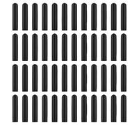 Liquor Pour Spout Covers - Wine Bottle Pourers, Dust Cap Protectors, Leakproof Pour Spout Shield, Odorless Alcohol Toppers, Tool Category, Black Rubber Forty Eight Pack Count