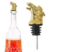Liquor Pour Spout | Year of The Horse Red Wine Pourer Alcohol Stopper - Leakproof Dispenser Home Bar Accessories for Champagne Housewarming Restaurant Party Father's Day Wedding