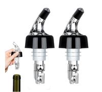 Liquor Pour Spouts Bottle Pourer | Liquor Conical Pourer Stainless Steel Classic Bottle Speed Pourer Flow Regulator for Bartender Cocktail Accessories Drinking Utensils Outdoor Holiday