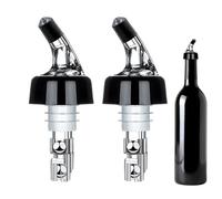 Liquor Pourers - Bottle Pourers | Conical Pourer for Liquor Stainless Steel Classic Bottle Speed Pourer Flow Regulator for Bartenders Accessories