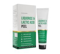 Liquorice & 8.8% Lactic Acid (AHA) Chemical Peel - 30g | With 2% Niacinamide & Calendula Extract | AHA Peeling Solution for Glowing, Even-Toned Skin | Gently Exfoliates | For Men & Women