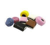 Liquorice Allsorts 500g Tavener Resealable grip seal bag