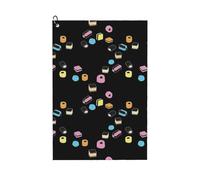 (Liquorice Allsorts_8147) Golf Towel Funny Printed Cristmas Gift for Men Women Husband Dad Mom Birthday Golfers Fan