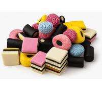 Liquorice Allsorts Sweets -1kg - Retro Liquorice Allsorts Assorted Sweets Pick and Mix for Sharing, Gifts, and Parties, 1 Kilo Bulk Bag. From Bentley & Ackerman Sweet Shop.