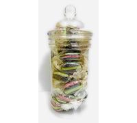 Liquorice and Aniseed Sweets 295g Gift Jar by Dolci Di Lechlade Classic British Retro Traditional Sweet Shop Candy Hard Boiled