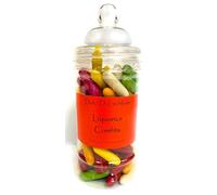 Liquorice Comfits Sweets Gift Jar by Dolci Di Lechlade Classic British Retro Traditional Sweet Shop Candy Torpedoes Halloween Trick Treat Christmas Advent Stocking Filler Secret Santa