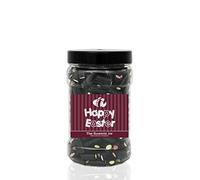 LIQUORICE Cream Rock 1.2kg Small Sweet Jar - A Personalised Gift Jar Filled with Your Favourite Retro Sweets! (Happy Easter)