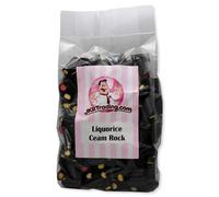 Liquorice Cream Rock 1KG Share Bag