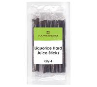 Liquorice Hard Juice Sticks (4 Sticks) by Manor Springs
