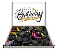 Liquorice Mixture Birthday Sweet Box, Fun Pick n Mix Selection Letterbox Gift (450g)