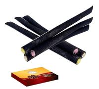 Liquorice sticks with a crystal centre with Gift Box - Giant Cherry, Blackcurrant, Sour & Classic Liquoriice Flavours - fly(20 x Sticks, Liquorice)