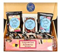 Liquorice Sweets Gift Box | Jelly Spogs, Torpedoes, Aniseed Balls, Liquorice Allsorts Nougat Bar, Toffee | Old Fashioned, Retro, Traditional Sweets Selection | Licorice Sweets Birthday Gift Him/Her