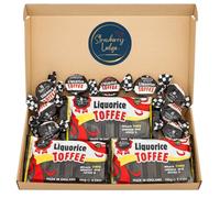 Liquorice Toffee Sweets Gift Box | 3 x 100g Licorice Bars + 9 Indivudually Wrapped Chews | Sweet Hamper | Gifts for Men, Women, Birthdays, Father’s Day, Christmas