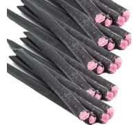 Liquoriice sticks with a crystal centre with Gift Box - Giant Cherry, Blackcurrant, Sour Liquorice & Classic Liquoriice Flavours -fly (30 x Sticks, Cherry)