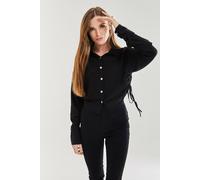 Liquorish Women's Black Tie Side Blouse | Size: Large Liquorish Black L