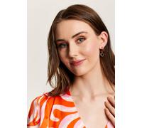 Liquorish Mini Double Hoops Earrings In Gold Gold One Size