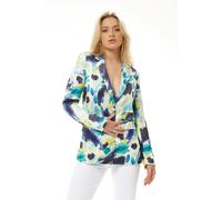 Liquorish Multicolour Abstract Print Blazer Jacket Multi 14