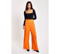 Liquorish Orange Wide Leg Trousers Orange 8