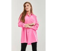 Liquorish Pink Oversized Shirt Pink M