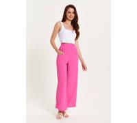 Liquorish Pink Wide Leg Trousers Pink 10