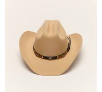 Liquorish Tan Wool Western Cattleman Cowboy Hat Tan