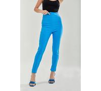 Liquorish Women's Blue Skinny Trousers | Size: Small Liquorish Blue S