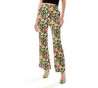 Liquorish Women's High Waist Trousers In Floral Print | Size: 12 Liquorish Multicolor 12