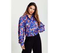 Multicolour Abstract Dot Print Shirt Liquorish Blue 10