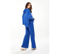 Liquorish Women's Wide-leg Pant in Blue | Size: Large Liquorish Blue L