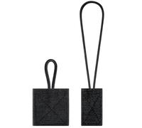 LIQWEI 2 Pcs Mic Clips For Law Enforcement, Black Mic Loop Microphone Holder No Breaking, Police Vest Accessories Police Mics Clip for Law Enforcement Vest, Essential Laws Enforcements Accessories