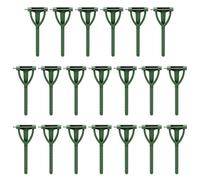 LIQWEI 20Pcs Boutonniere Safety Pins, Plastic Corsage Pins Safety Clips for Bride Groom, Tiny Boutonniere Brooch Supplies for Wedding Festivals Birthday Parties- Green(Green)