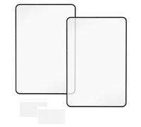 LIQWEI 4Pcs 3X 5X Page Magnifying Sheet Clear Lightweight Magnifier Flat Plastic Optical Fresnel Lens Handy Card Size Magnifier Bookmark for Low Vision Reading Small Prints, Maps and Books