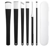 LIQWEI 6 Pcs Ingrown Toenail Removal Kit, Pedicure Toenail Tool with A Storage Box, Foot Callus Remover Tool Callus Shaver Ingrown for Foot Care, Dead Skin Corn File Rasp