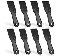 LIQWEI Pack of 8 Plastic Spatulas, Reusable Glue Removal Scraper, Plastic Scraper Set, Paint Scraper, Spatula Knife, Wallpaper Scraper for Repairing Wall Remnants, Spackling, Patching