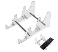 Liqzirtu Keyboard Stand, Keyboard Stand, Transparent Acrylic Stand, Wallet Display with Various Tyres, Transparent Keyboard Stand for Home Office